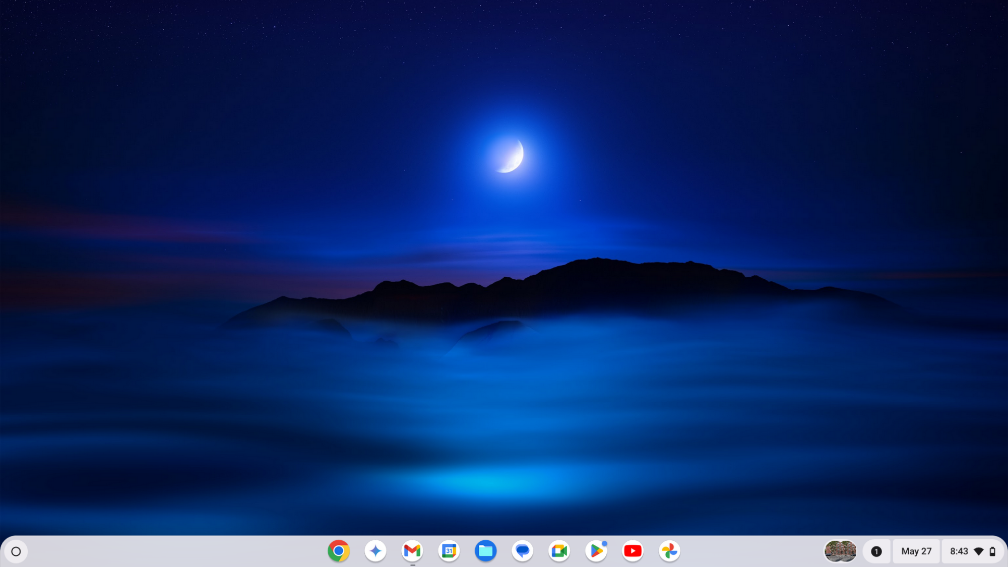 A screenshot of a Chromebook Plus desktop